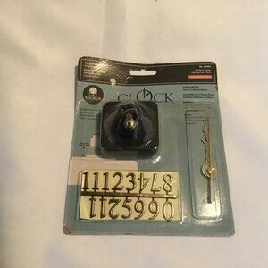 Clock 3-Piece Kit for 1/4” 6mm Surfaces Walnut Hollow 23856 NEW SEALED